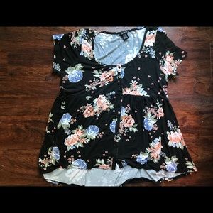 Floral Babydoll Top